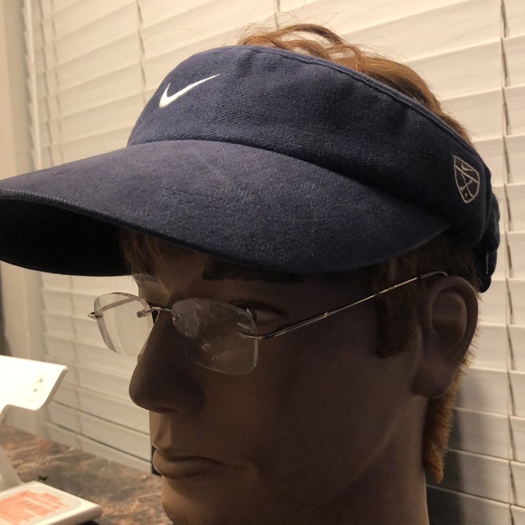 Nike Dri-Fit Men’s Navy Blue Adjustable Visor hats Size Adjustable - Picture 8 of 16